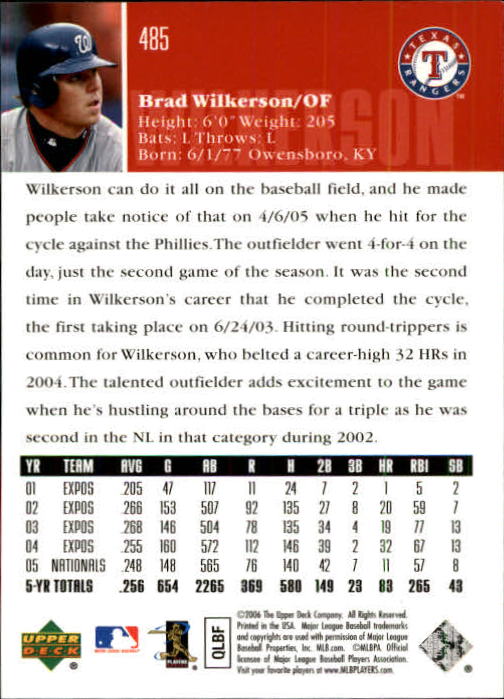 2006 Upper Deck Baseball (Pick Card From List 377-766) C152 11-24 - Picture 160 of 494