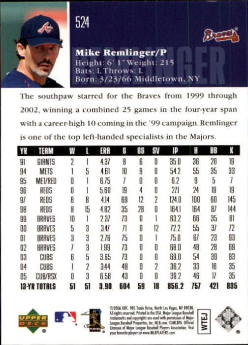 2006 Upper Deck Baseball (Pick Card From List 377-766) C152 11-24 - Picture 200 of 494