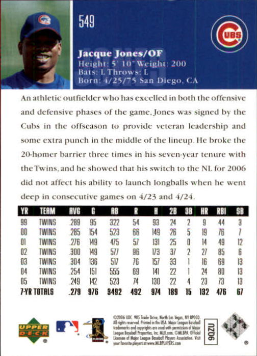 2006 Upper Deck Baseball (Pick Card From List 377-766) C152 11-24 - Picture 228 of 494