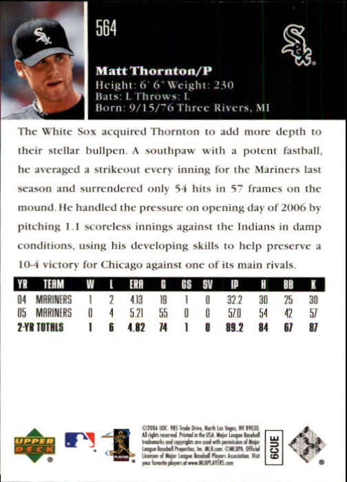 2006 Upper Deck Baseball (Pick Card From List 377-766) C152 11-24 - Picture 238 of 494
