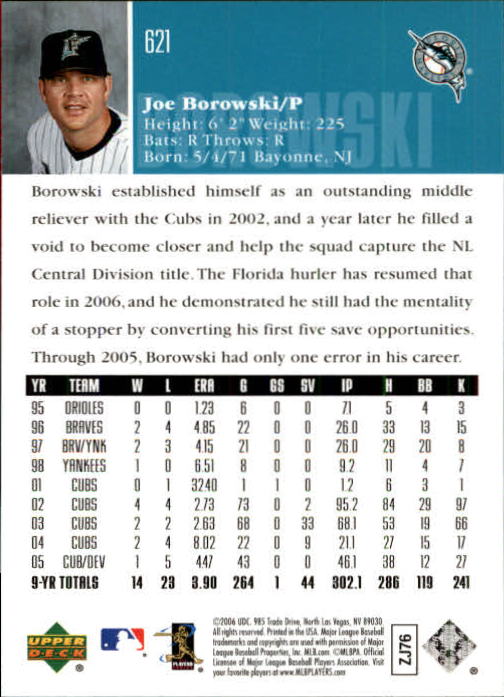 2006 Upper Deck Baseball (Pick Card From List 377-766) C152 11-24 - Picture 312 of 494