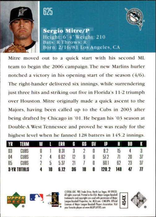 2006 Upper Deck Baseball (Pick Card From List 377-766) C152 11-24 - Picture 314 of 494