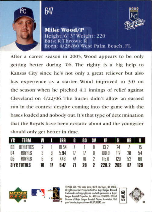 2006 Upper Deck Baseball (Pick Card From List 377-766) C152 11-24 - Picture 338 of 494