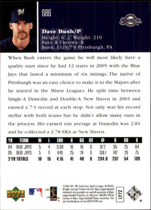 2006 Upper Deck Baseball (Pick Card From List 377-766) C152 11-24 - Picture 386 of 494