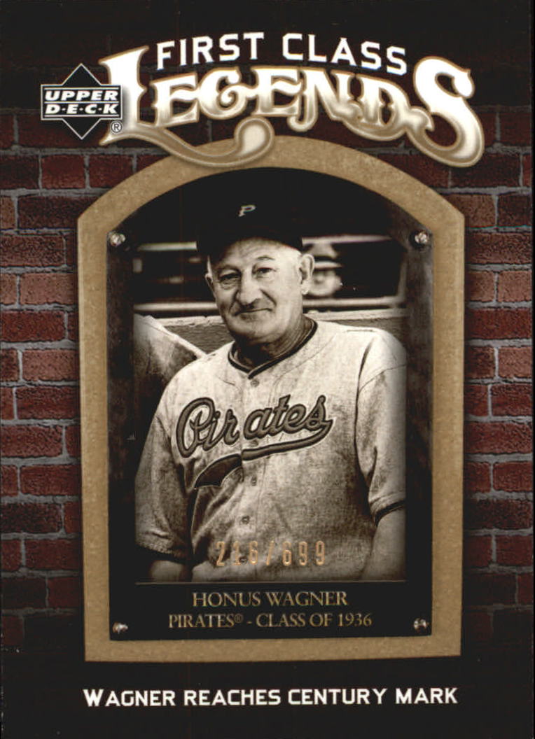 2006 Upper Deck First Class Legends Gold FCL57 Honus Wagner NMMT