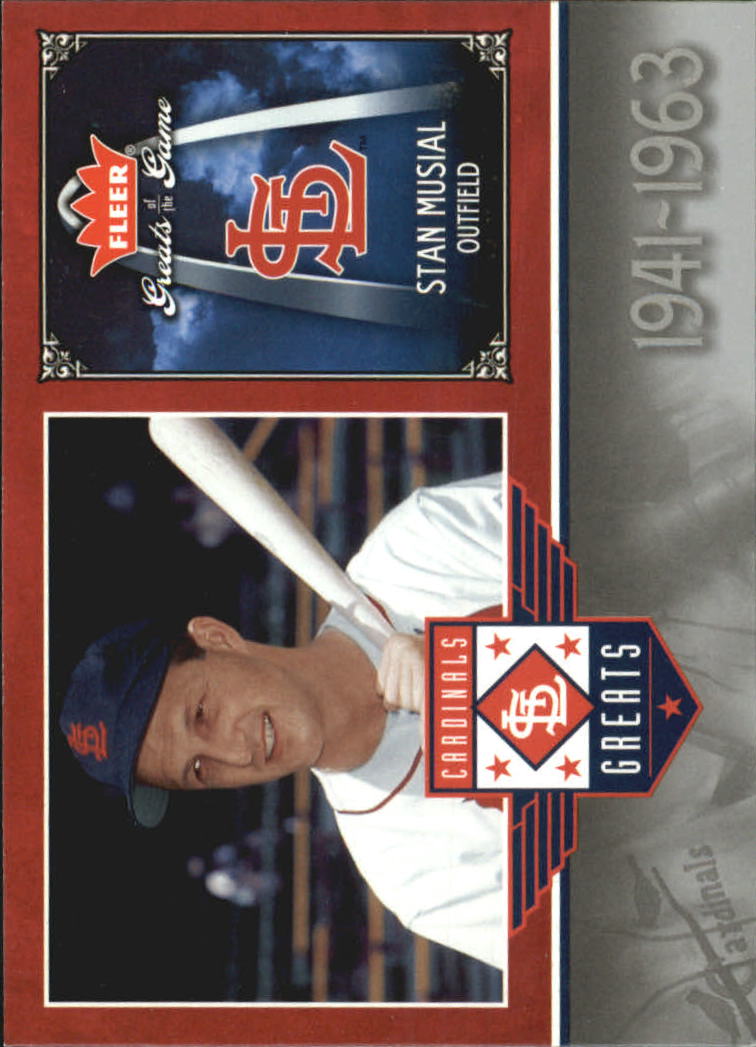 2006 Greats of the Game Cardinals Greats #SM Stan Musial