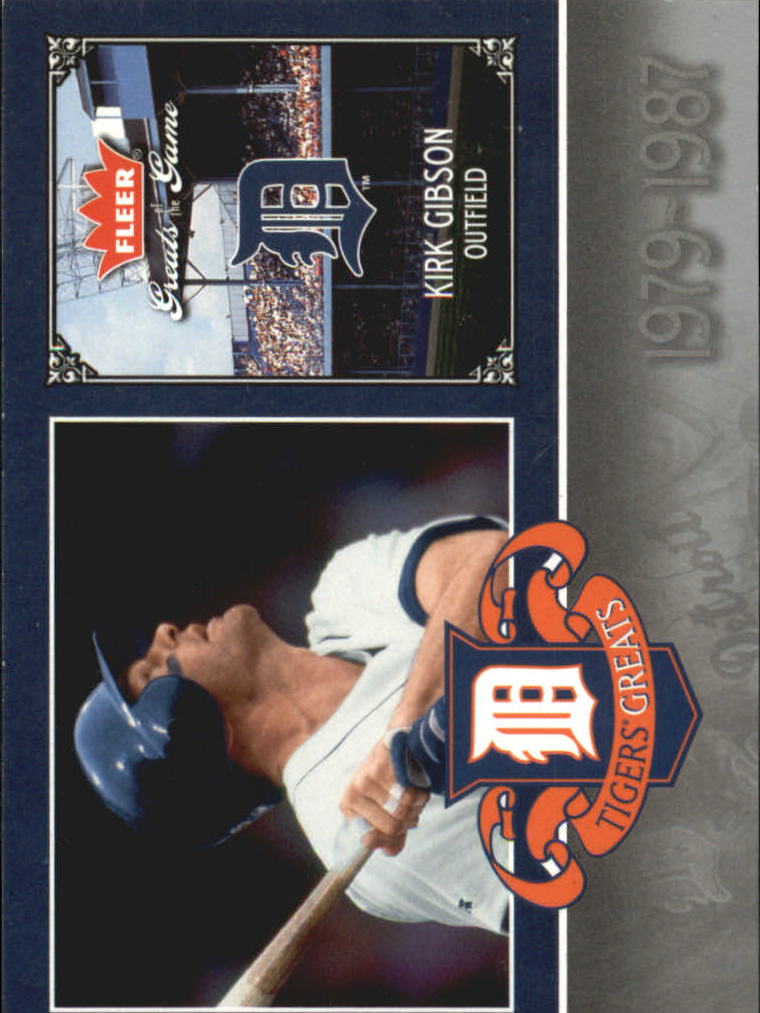 2006 Greats of the Game Tigers Greats #KG Kirk Gibson