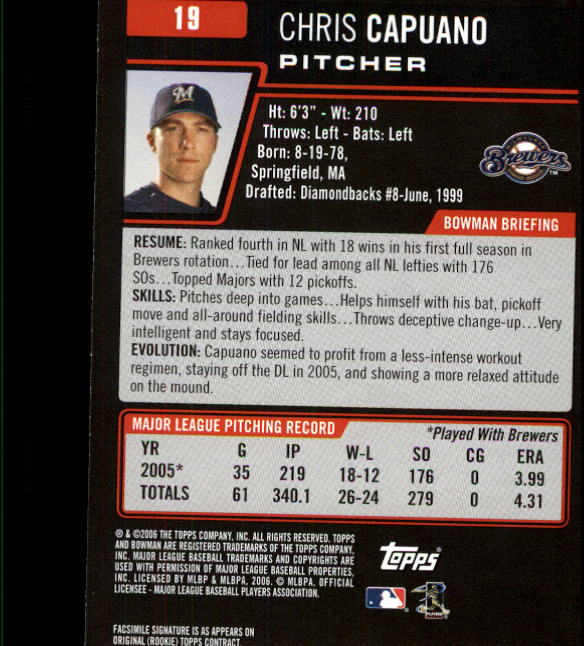B3830- 2006 Bowman Baseball Card #s 1-220 +Inserts -You Pick- 15+ FREE US SHIP - Picture 39 of 422