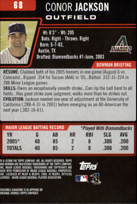 B3830- 2006 Bowman Baseball Card #s 1-220 +Inserts -You Pick- 15+ FREE US SHIP - Picture 129 of 422
