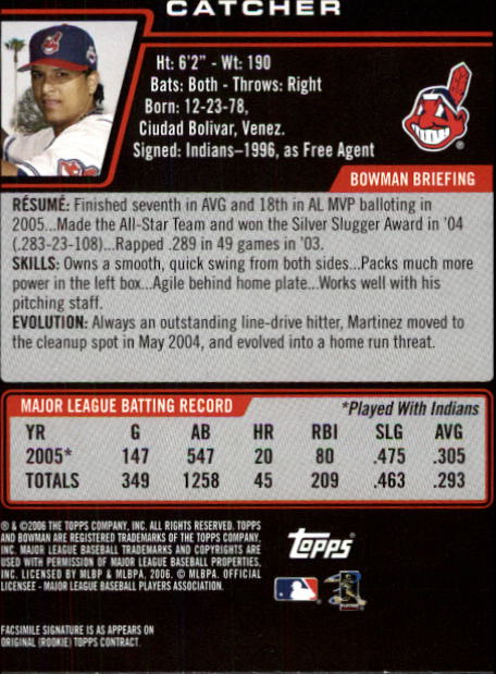 B3830- 2006 Bowman Baseball Card #s 1-220 +Inserts -You Pick- 15+ FREE US SHIP - Picture 131 of 422