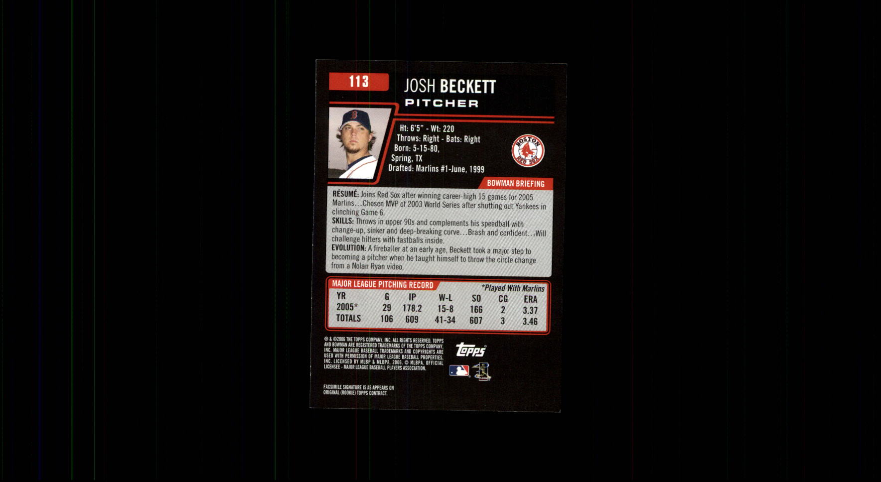 B3830- 2006 Bowman Baseball Card #s 1-220 +Inserts -You Pick- 15+ FREE US SHIP - Picture 213 of 422