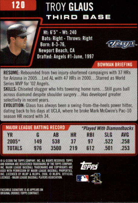 B3830- 2006 Bowman Baseball Card #s 1-220 +Inserts -You Pick- 15+ FREE US SHIP - Picture 227 of 422
