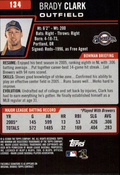 B3830- 2006 Bowman Baseball Card #s 1-220 +Inserts -You Pick- 15+ FREE US SHIP - Picture 255 of 422