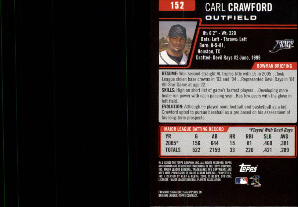 B3830- 2006 Bowman Baseball Card #s 1-220 +Inserts -You Pick- 15+ FREE US SHIP - Picture 291 of 422