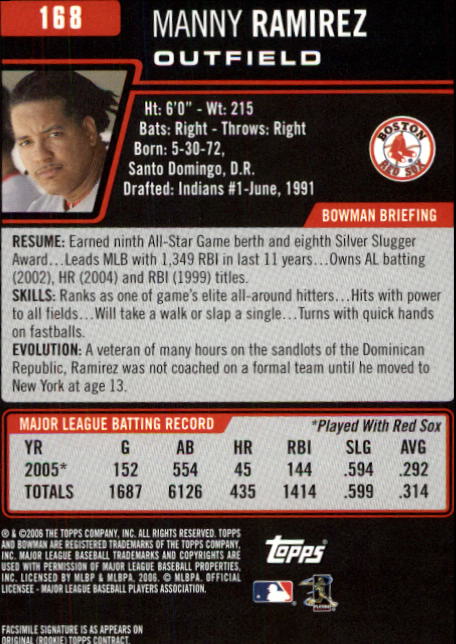 B3830- 2006 Bowman Baseball Card #s 1-220 +Inserts -You Pick- 15+ FREE US SHIP - Picture 321 of 422