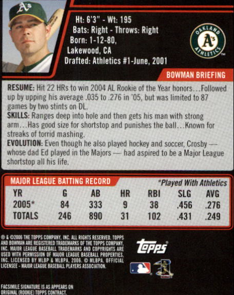 B3830- 2006 Bowman Baseball Card #s 1-220 +Inserts -You Pick- 15+ FREE US SHIP - Picture 356 of 422
