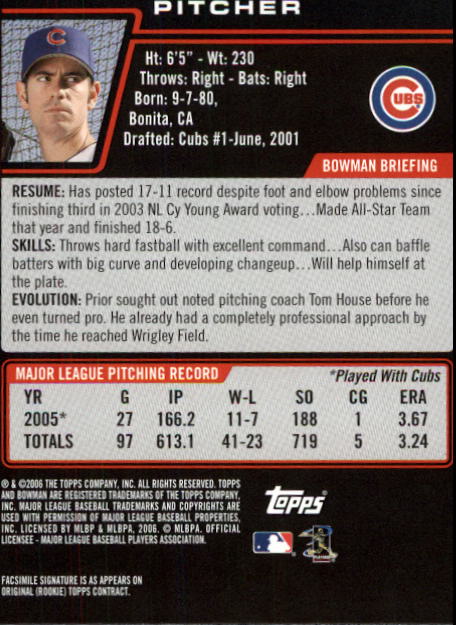B3830- 2006 Bowman Baseball Card #s 1-220 +Inserts -You Pick- 15+ FREE US SHIP - Picture 378 of 422