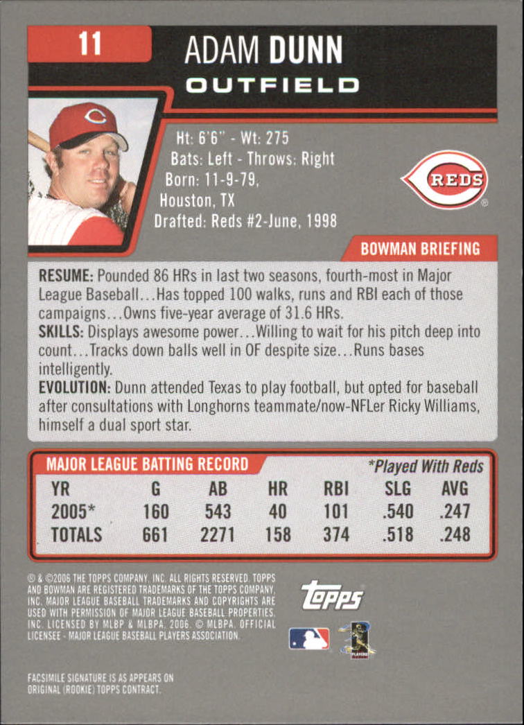A3017- 2006 Bowman Gold Baseball Card #s 1-220 -You Pick- 15+ FREE US SHIP - Picture 23 of 426