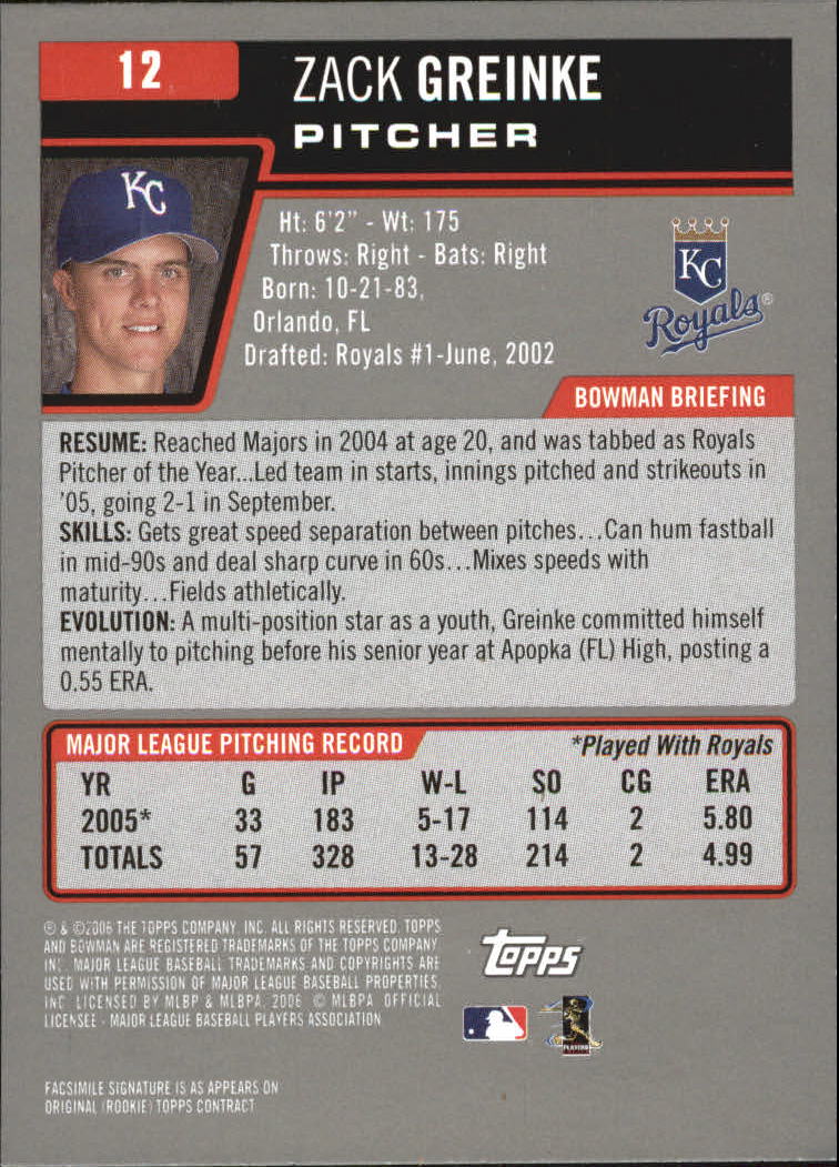 A3017- 2006 Bowman Gold Baseball Card #s 1-220 -You Pick- 15+ FREE US SHIP - Picture 25 of 426