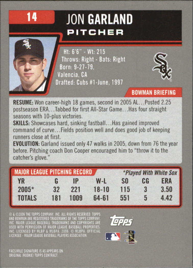 A3017- 2006 Bowman Gold Baseball Card #s 1-220 -You Pick- 15+ FREE US SHIP - Picture 29 of 426