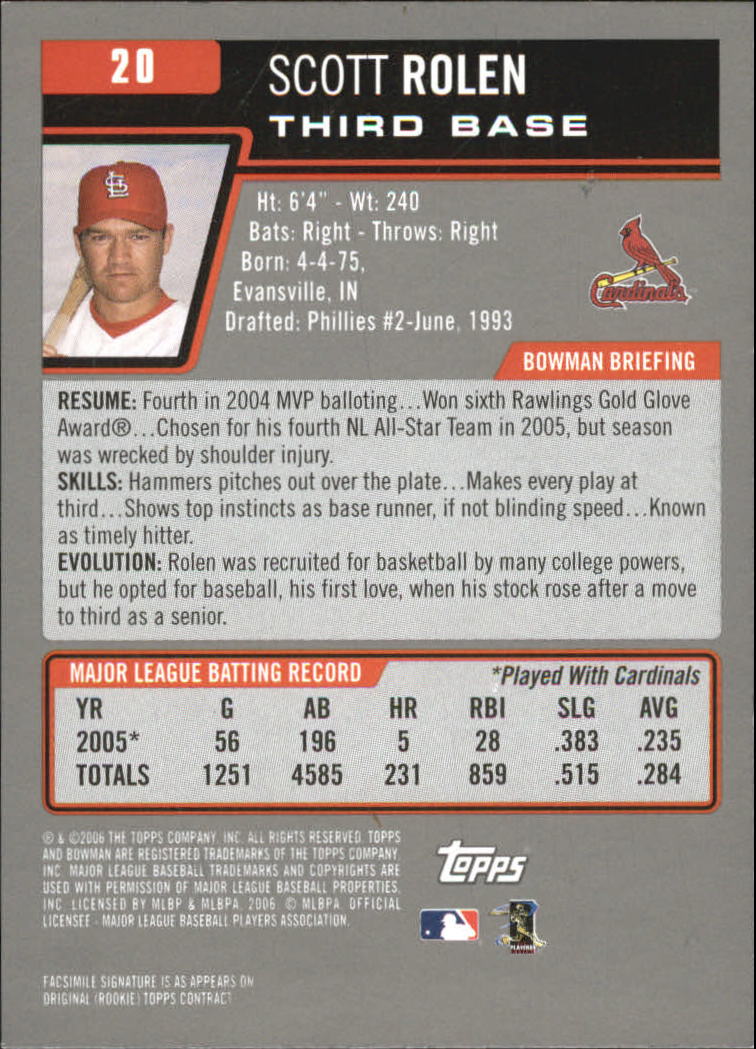 A3017- 2006 Bowman Gold Baseball Card #s 1-220 -You Pick- 15+ FREE US SHIP - Picture 41 of 426
