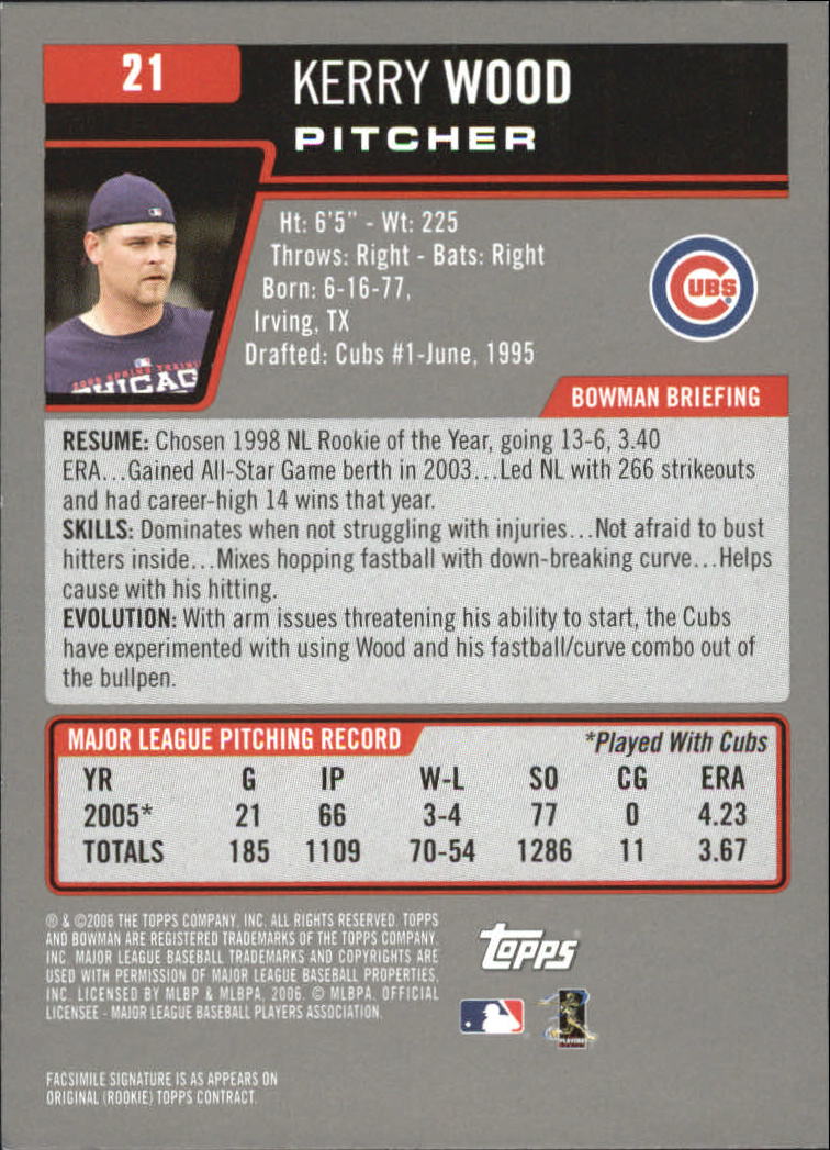 A3017- 2006 Bowman Gold Baseball Card #s 1-220 -You Pick- 15+ FREE US SHIP - Picture 43 of 426