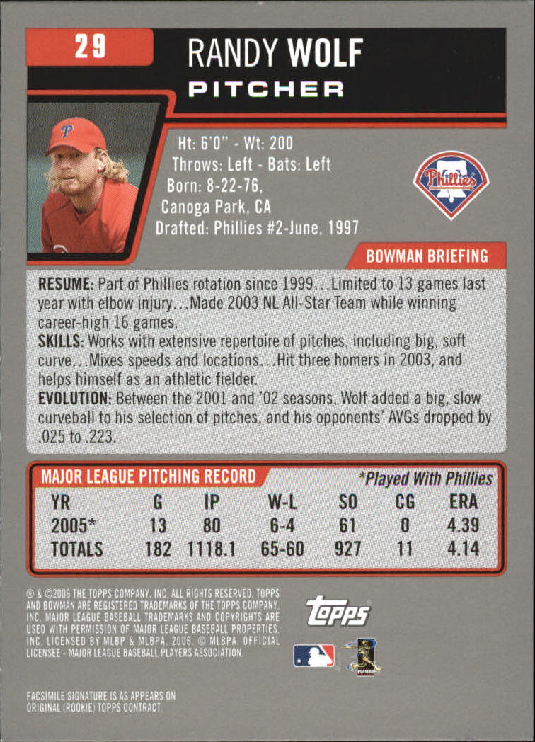 A3017- 2006 Bowman Gold Baseball Card #s 1-220 -You Pick- 15+ FREE US SHIP - Picture 59 of 426