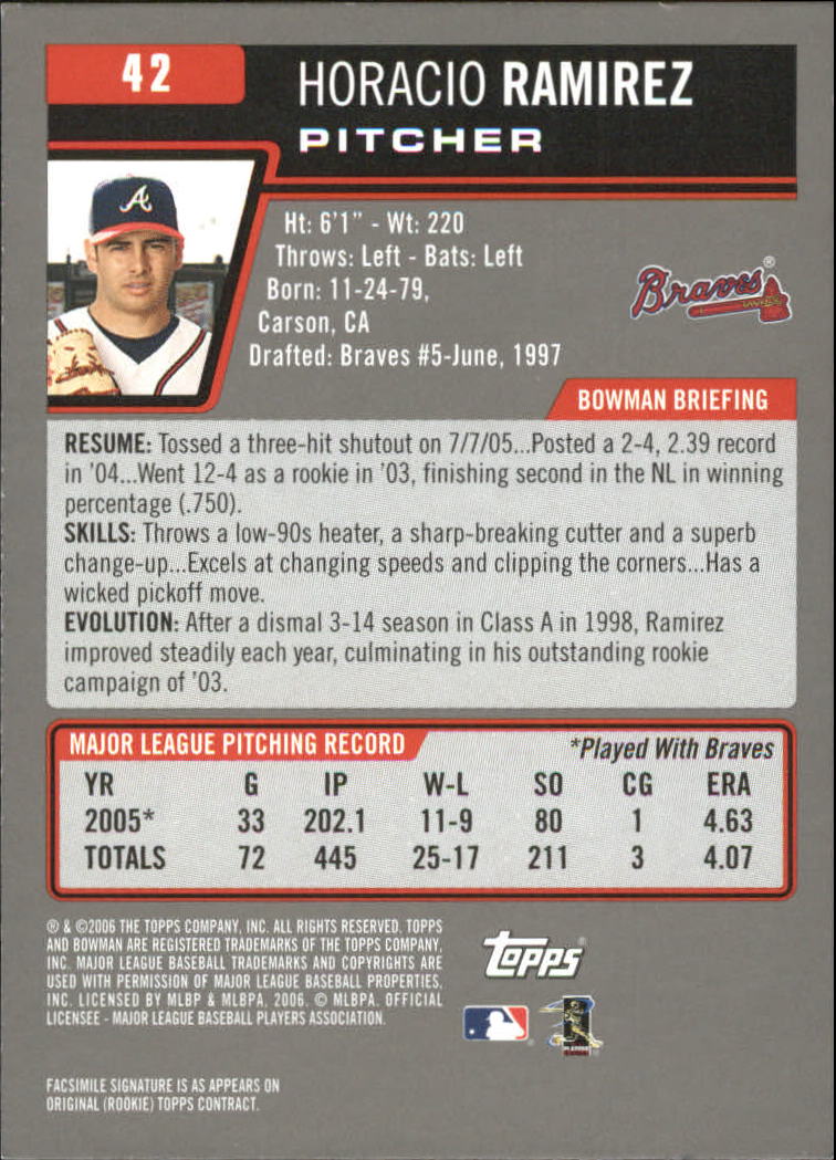 A3017- 2006 Bowman Gold Baseball Card #s 1-220 -You Pick- 15+ FREE US SHIP - Picture 85 of 426