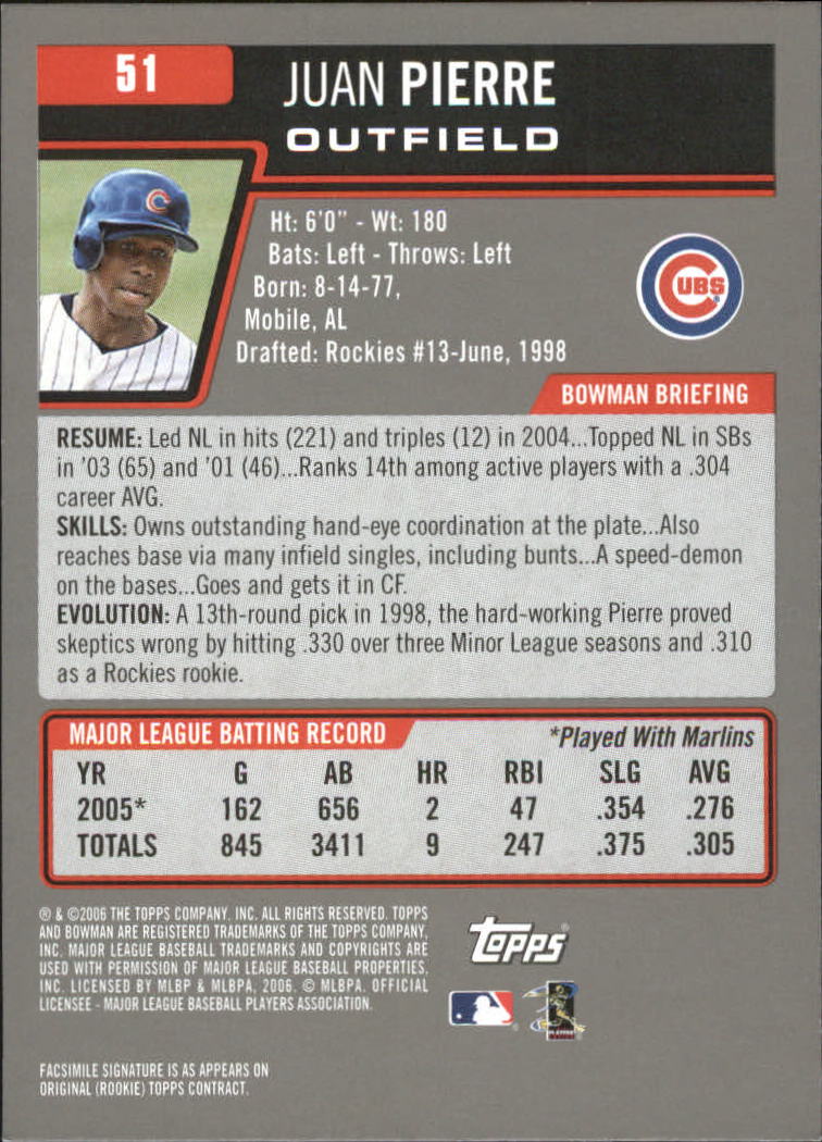 A3017- 2006 Bowman Gold Baseball Card #s 1-220 -You Pick- 15+ FREE US SHIP - Picture 101 of 426
