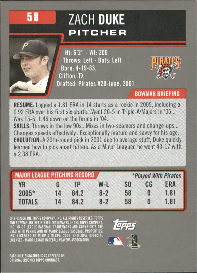 A3017- 2006 Bowman Gold Baseball Card #s 1-220 -You Pick- 15+ FREE US SHIP - Picture 115 of 426