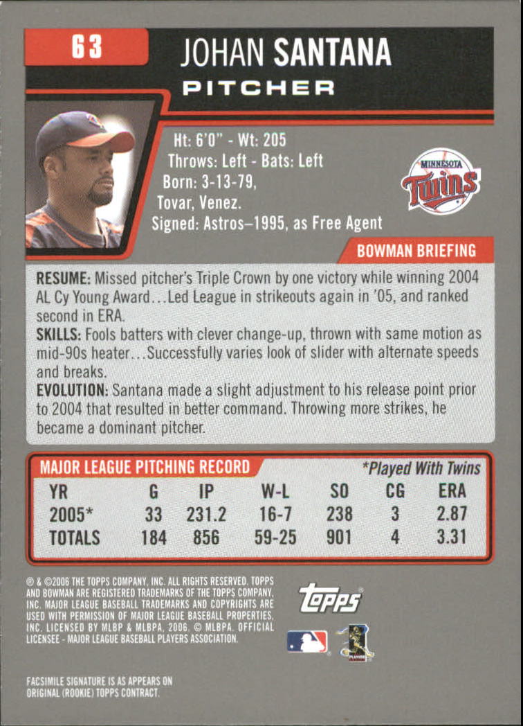 A3017- 2006 Bowman Gold Baseball Card #s 1-220 -You Pick- 15+ FREE US SHIP - Picture 123 of 426