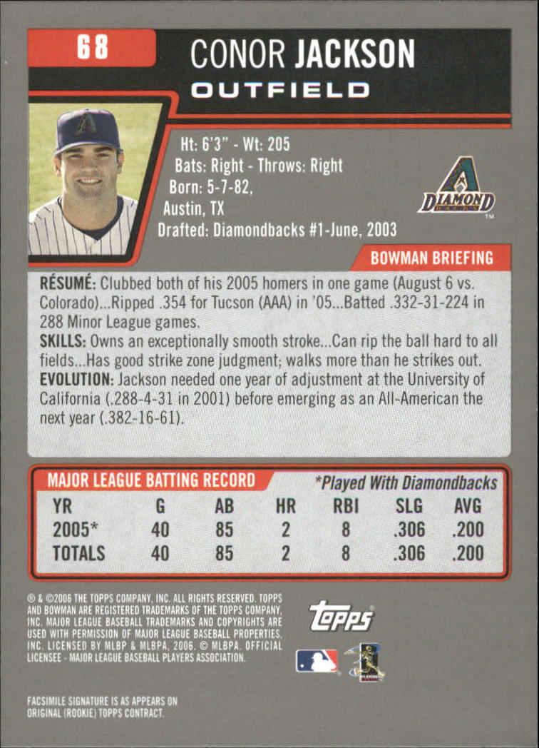 A3017- 2006 Bowman Gold Baseball Card #s 1-220 -You Pick- 15+ FREE US SHIP - Picture 133 of 426
