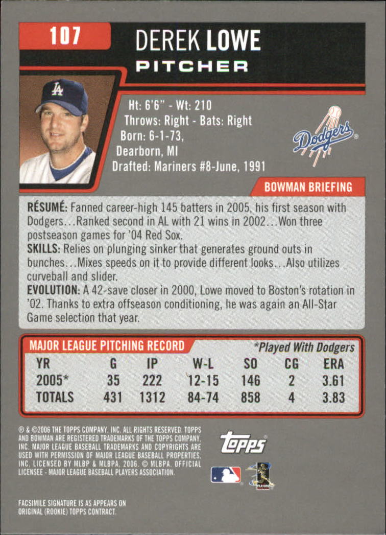 A3017- 2006 Bowman Gold Baseball Card #s 1-220 -You Pick- 15+ FREE US SHIP - Picture 211 of 426