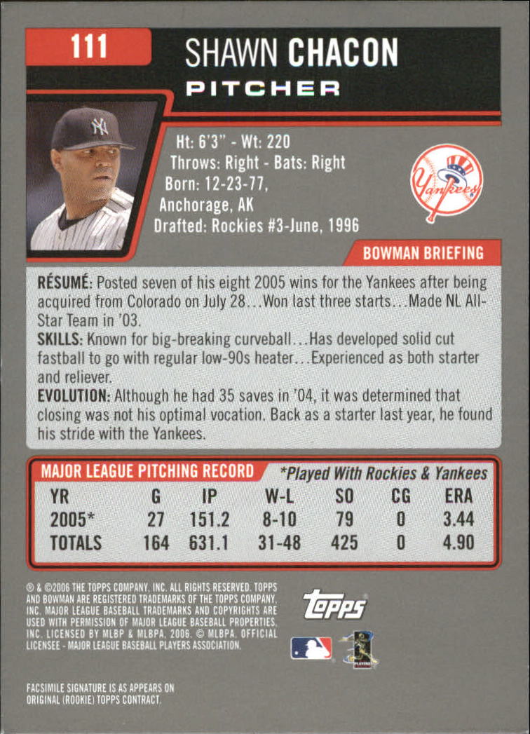 A3017- 2006 Bowman Gold Baseball Card #s 1-220 -You Pick- 15+ FREE US SHIP - Picture 219 of 426