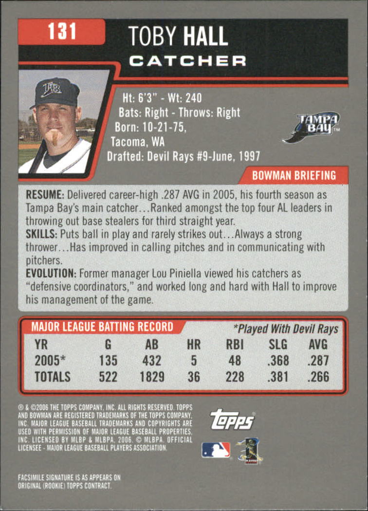 A3017- 2006 Bowman Gold Baseball Card #s 1-220 -You Pick- 15+ FREE US SHIP - Picture 255 of 426