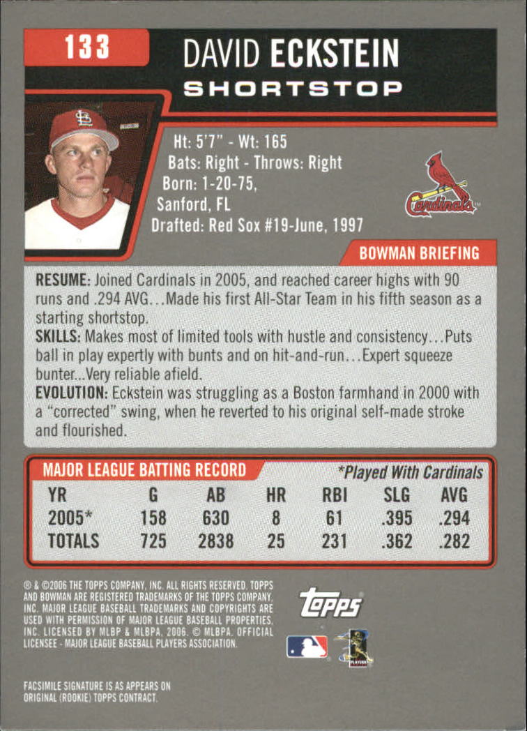A3017- 2006 Bowman Gold Baseball Card #s 1-220 -You Pick- 15+ FREE US SHIP - Picture 259 of 426