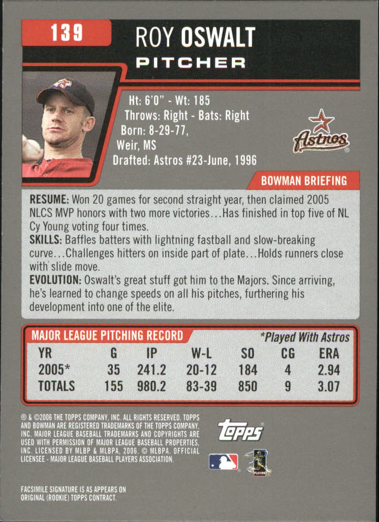 A3017- 2006 Bowman Gold Baseball Card #s 1-220 -You Pick- 15+ FREE US SHIP - Picture 271 of 426