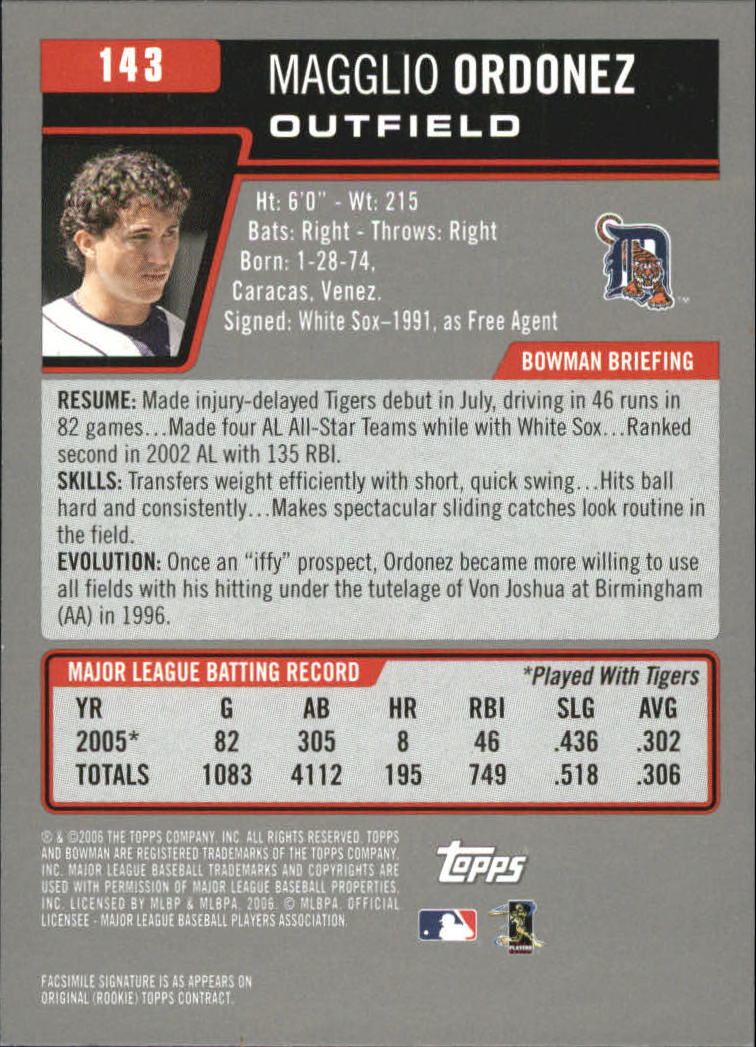 A3017- 2006 Bowman Gold Baseball Card #s 1-220 -You Pick- 15+ FREE US SHIP - Picture 279 of 426