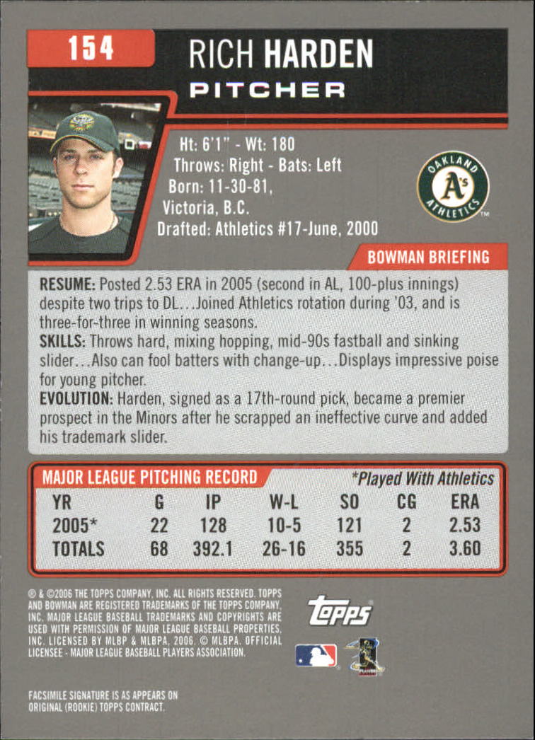 A3017- 2006 Bowman Gold Baseball Card #s 1-220 -You Pick- 15+ FREE US SHIP - Picture 299 of 426