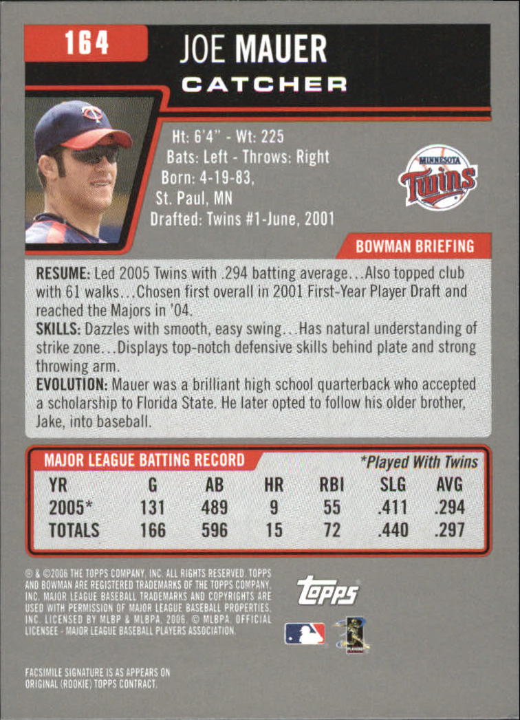 A3017- 2006 Bowman Gold Baseball Card #s 1-220 -You Pick- 15+ FREE US SHIP - Picture 319 of 426