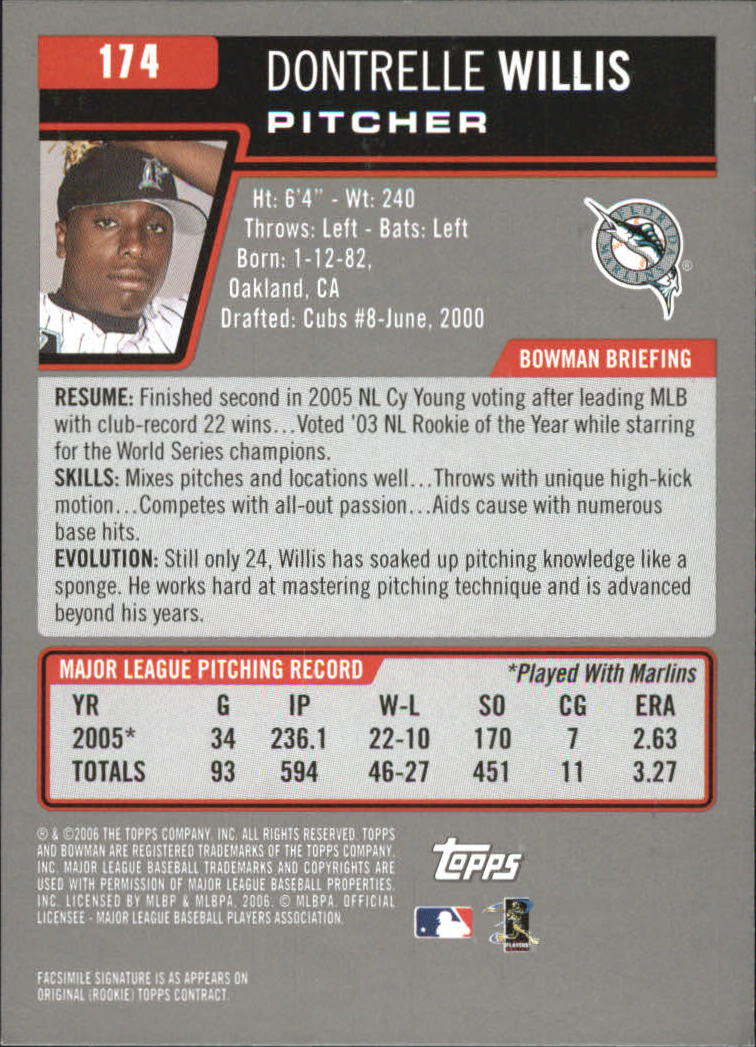 A3017- 2006 Bowman Gold Baseball Card #s 1-220 -You Pick- 15+ FREE US SHIP - Picture 339 of 426