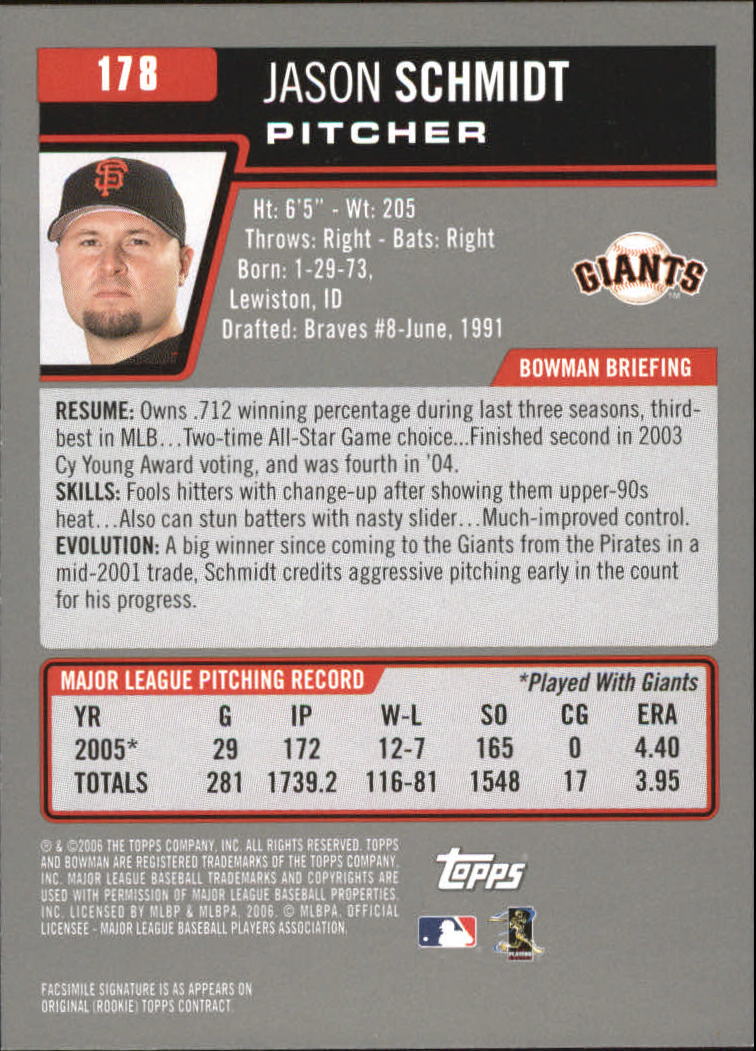 A3017- 2006 Bowman Gold Baseball Card #s 1-220 -You Pick- 15+ FREE US SHIP - Picture 347 of 426