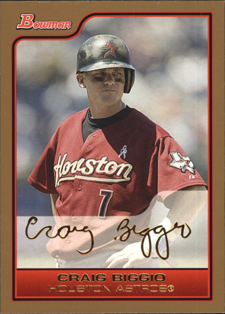 2006 Bowman Gold #196 Craig Biggio