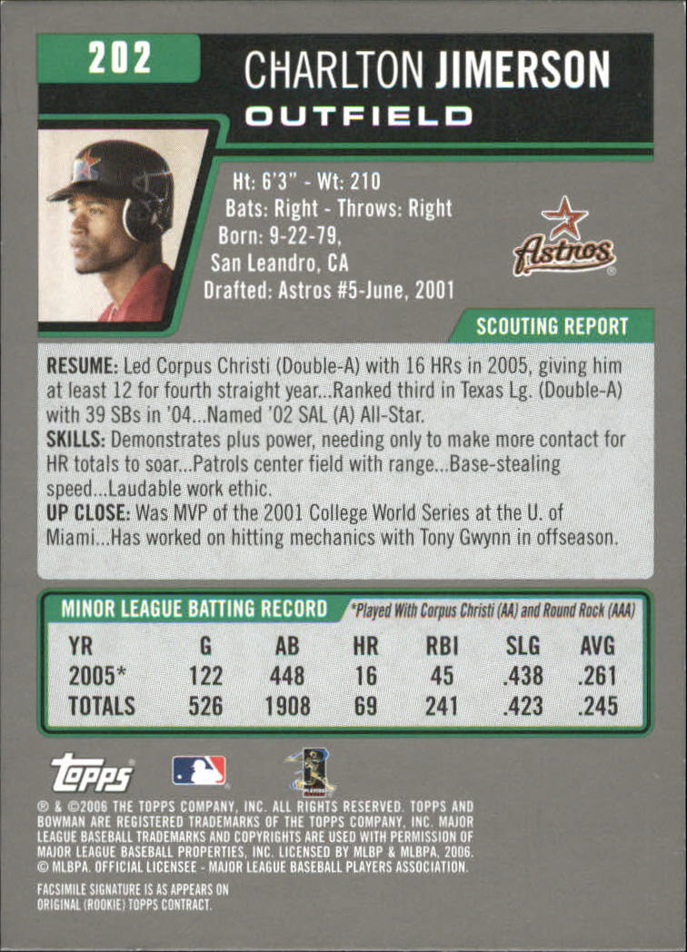 A3017- 2006 Bowman Gold Baseball Card #s 1-220 -You Pick- 15+ FREE US SHIP - Picture 395 of 426