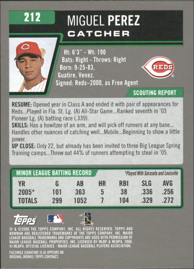 A3017- 2006 Bowman Gold Baseball Card #s 1-220 -You Pick- 15+ FREE US SHIP - Picture 414 of 426