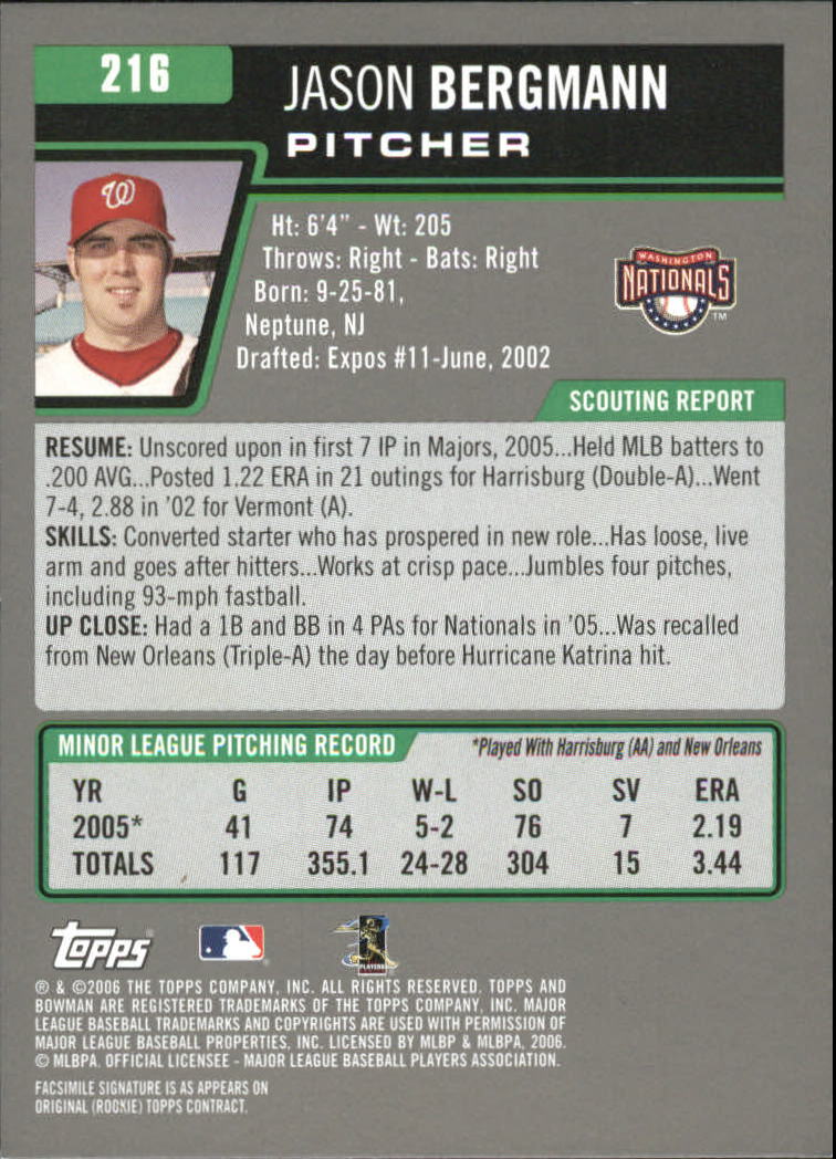 A3017- 2006 Bowman Gold Baseball Card #s 1-220 -You Pick- 15+ FREE US SHIP - Picture 420 of 426