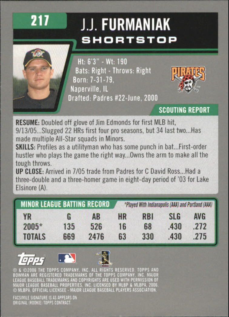 A3017- 2006 Bowman Gold Baseball Card #s 1-220 -You Pick- 15+ FREE US SHIP - Picture 422 of 426