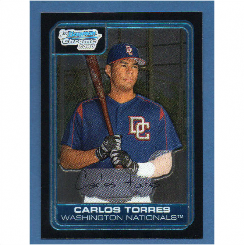 2006 Bowman Chrome Prospects #BC65 Carlos Torres