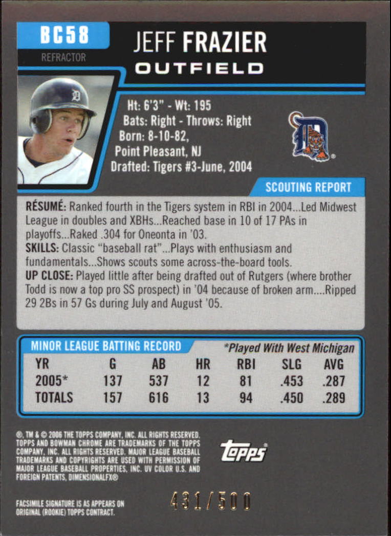 B1224- 2006 Bowman Chrome Prospects BB 1-220 +Insert -You Pick- 15+ FREE US SHIP - Picture 409 of 417