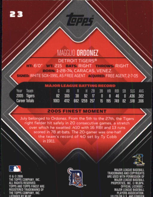 A6376- 2006 Finest Baseball Card #s 1-155 +Inserts -You Pick- 15+ FREE US SHIP - Picture 37 of 279